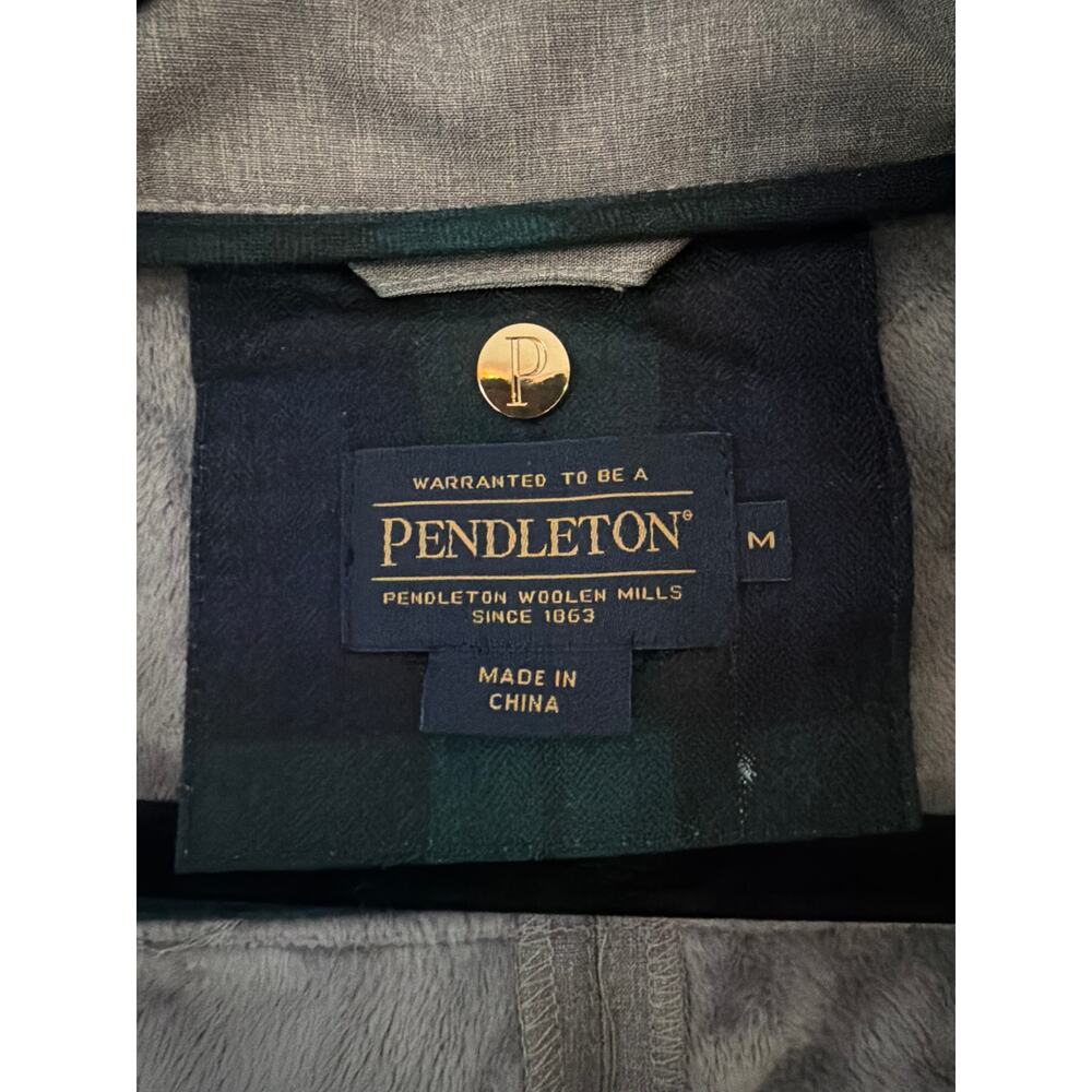 Pendleton Women's Light Gray Winter Jacket Trench… - image 5